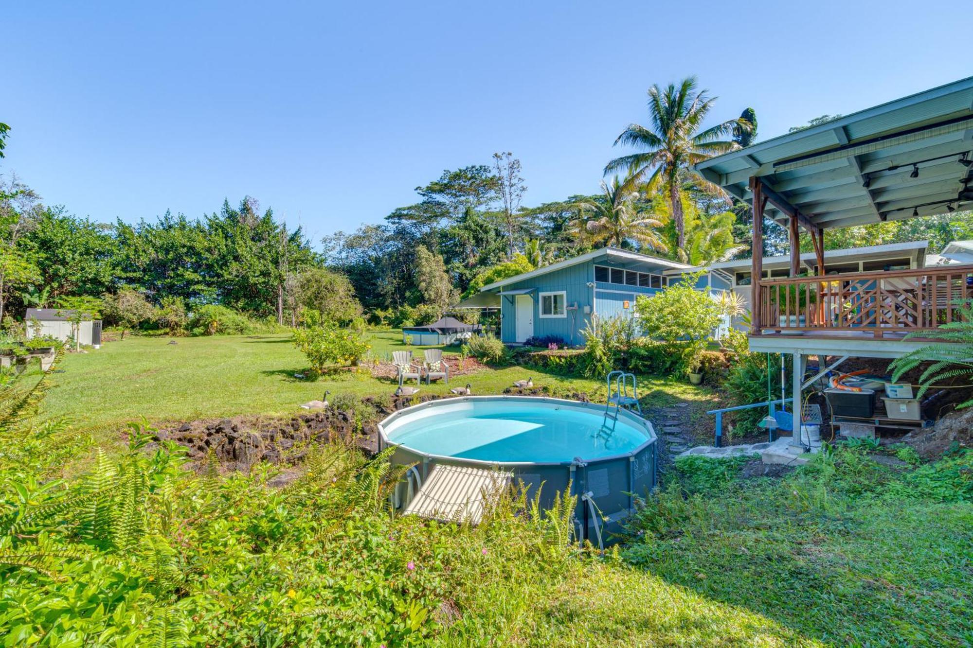 Keaau Apartment On Beautiful Acre With Pool And Deck! Экстерьер фото